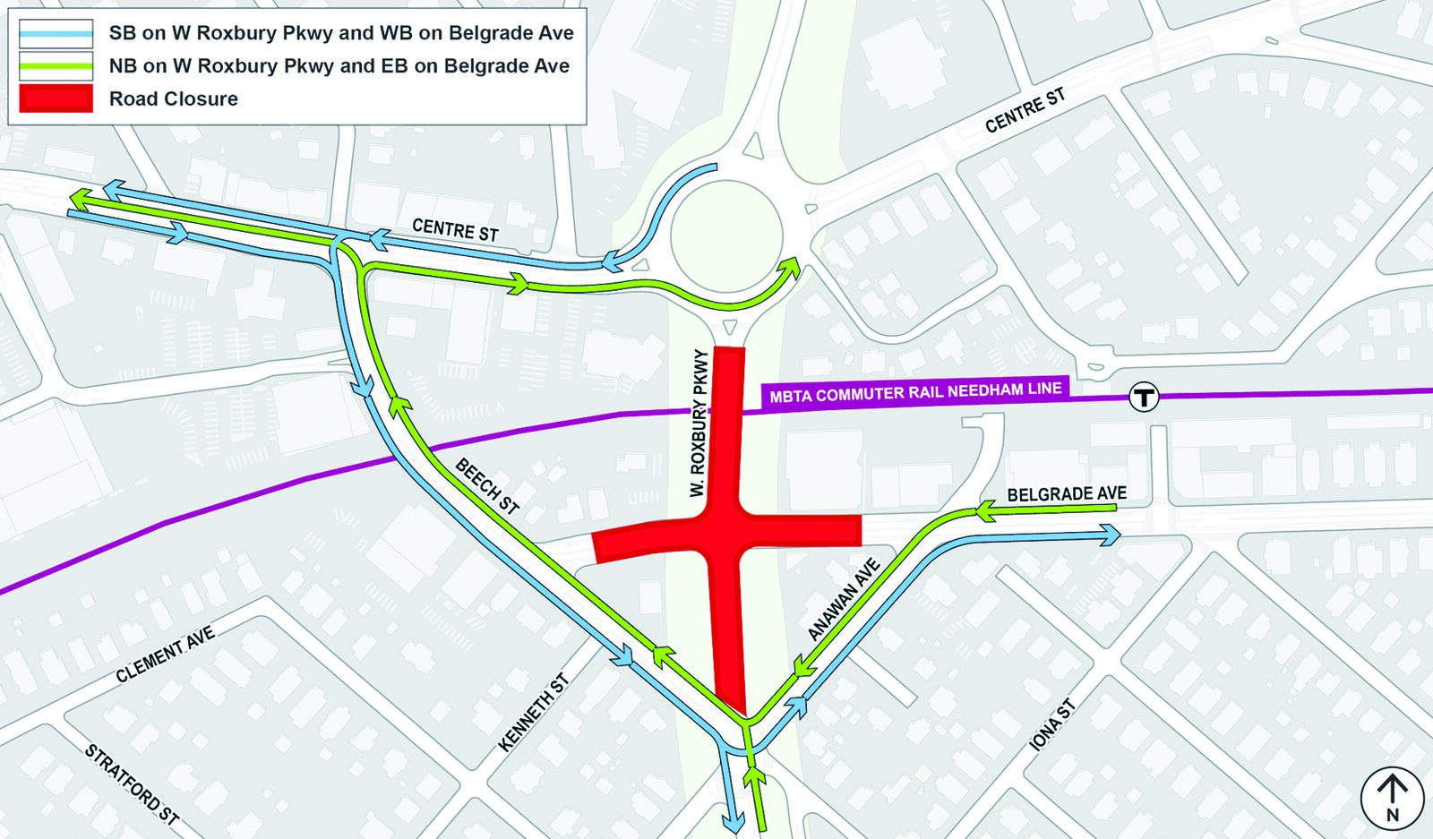 WR Rotary bridge closure and detours