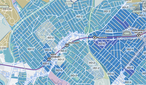 West Roxbury Neighborhood Zoning sees less density